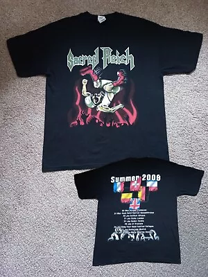 Buy Vintage Sacred Reich 2009 Tour T-Shirt - Size L - Heavy Thrash Metal - Megadeth • 14.99£
