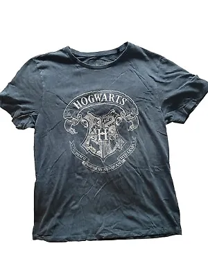 Buy Harry Potter Mens T Shirt Hogwarts Crest Wizardry Hipster School Present Tee M • 0.99£