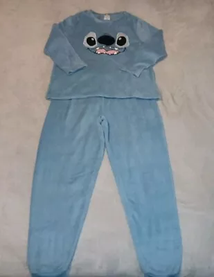 Buy Ladies Size 18/20 Super Soft Fleece Disney Stitch Pyjamas From Primark • 8£