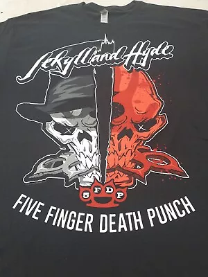 Buy Five Finger Death Punch.  Jekyll And Hyde.Size XL Black Shirt Official • 14.99£