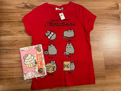 Buy Pusheen Cat Bundle Including T Shirt Notebooks NEW • 15£