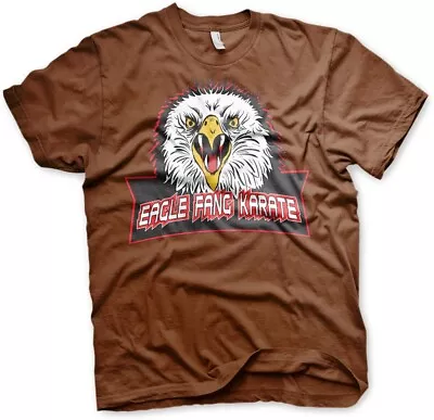Buy Cobra Kai Eagle Fang Karate T-Shirt Brown • 25.30£