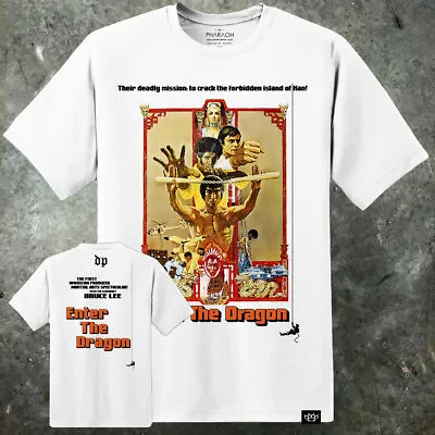 Buy Bruce Lee Enter The Dragon T Shirt Movie Poster Hans Island Tournament Mma Ufc • 20.99£