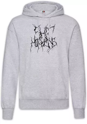 Buy Love Blackmetal Typo Hoodie Pullover  Eternal Darkness Norwegian Death Metal • 40.74£