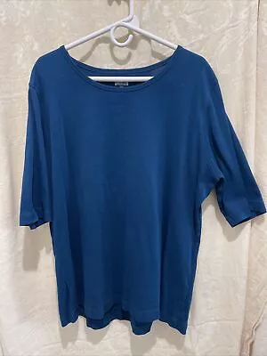 Buy Duluth Trading Co. Womens Mid Sleeve T-shirt Size 2 XL Blue • 10.41£