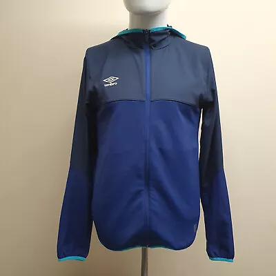 Buy Umbro Track Jacket Mens Small Blue Full Zip Lightweight Football Sports  Top • 11.49£