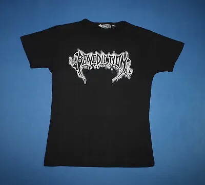 Buy Y2K Benediction Shirt Death Metal Band Women's Tee Medium • 118.88£