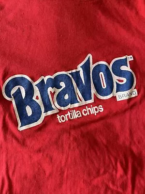 Buy Bravos Tortilla Chips Vintage Tee Made In Usa Single Stitch Size Medium • 22£
