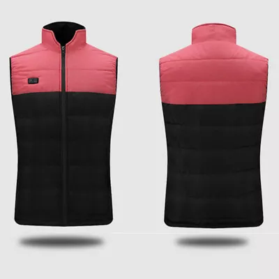 Buy Unisex Heated Vest USB Jacket Women Men Travel Waterproof Electric Color Block • 26.33£