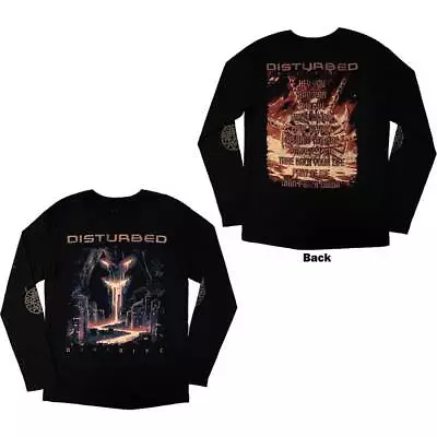 Buy Disturbed - Unisex - T-Shirts - Medium - Long Sleeves - European Tour  - K500z • 25.72£