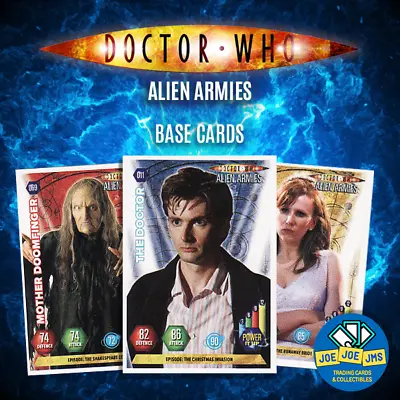 Buy Panini Dr Doctor Who Alien Armies Cards - Standard Base Card #001-180 - PICK! • 0.99£