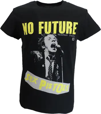 Buy Mens Black Official Sex Pistols No Future T Shirt • 16.99£