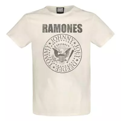 Buy Amplified The Ramones Classic Seal Cream T-Shirt • 18.36£