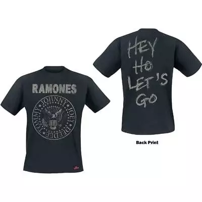 Buy Ramones Unisex T-Shirt: Seal Hey Ho (Back Print) OFFICIAL NEW  • 19.88£
