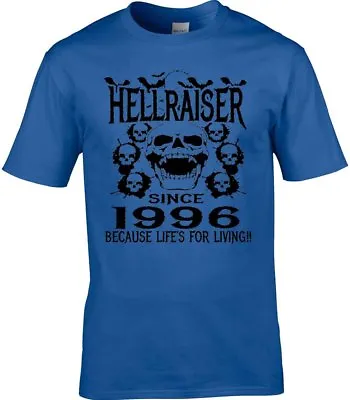 Buy Men's Birthday T-Shirt 21st 1996 Birthday Any Year Hellraiser Unique Design Gift • 10.95£