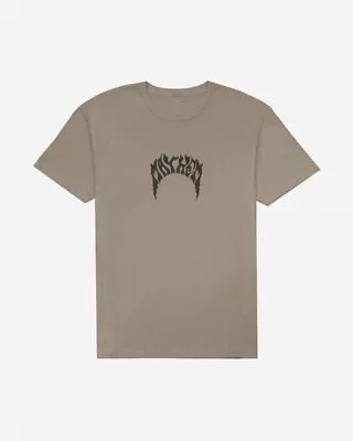 Buy LOST - Mens Mayhem Bolts Vintage Dye T-Shirt - Stone - Short Sleeve Top • 17.49£