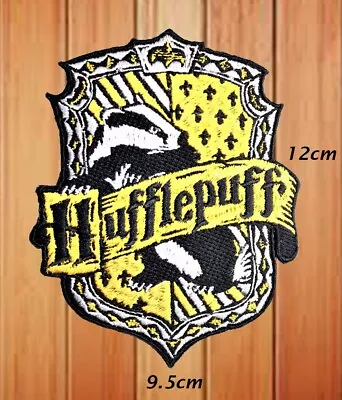 Buy Harry Potter Hufflepuff Embroidered Iron Or Sew On Patches Applique Badge Logo • 3.99£