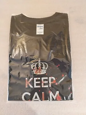 Buy T-shirt  Keep Calm And Kill Zombies  - Size L, Black,100% Cotton, Unopened. • 9.50£