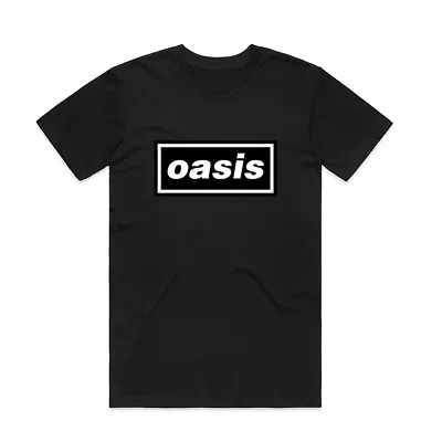 Buy Black Oasis Logo Liam Noel Gallagher Official Tee T-Shirt Mens Unisex • 16.36£