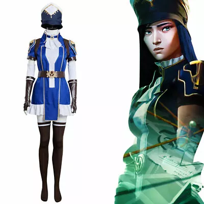 Buy Arcane League Of Legends LOL Caitlyn The Sheriff Of Piltover Cosplay Costume • 86.40£