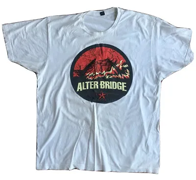 Buy *Alter Bridge* 2017 The Last Hero Tour Concert Shirt White Size XL • 28.39£