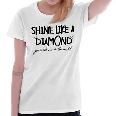 Buy Shine Bright Like A Diamond Graduation Gift Graphic T Shirts For Women T-Shirts • 21.22£