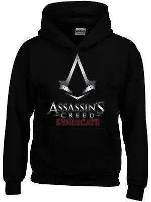 Buy Assassins Creed Syndicate Inspired Boys Girls Kids Funny Hoodie Gamer • 24.99£