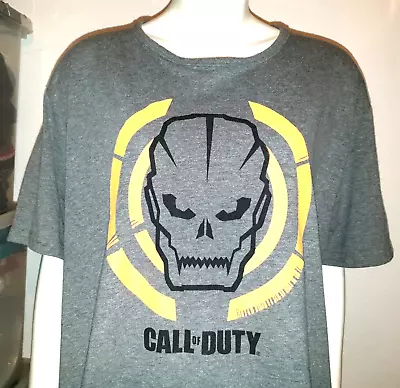 Buy Call Of Duty Short Sleeved T Shirt Primark Grey Top Men's Size 2XL 50  • 14.99£