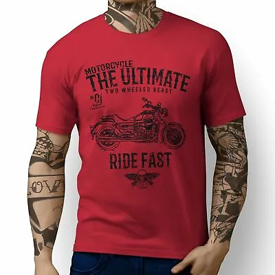 Buy JL Ultimate Illustration For A Moto Guzzi Eldorado Motorbike Fan T-shirt • 19.99£