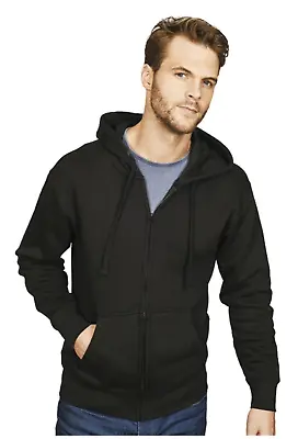 Buy Mens CZ Zip Up HOODIE Hooded Sweatshirt JACKETS Top Plain Hoody Jumper Pulloverr • 14.99£