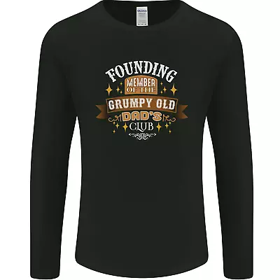 Buy Fathers Day Grumpy Old Dads Club Funny Mens Long Sleeve T-Shirt • 12.99£