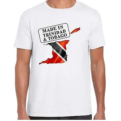 Buy Made In Trinidad Tobago - Flag And Map - Mens T Shirt • 10.99£