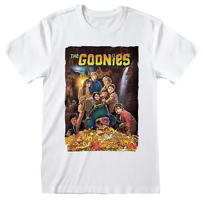 Buy The Goonies Poster White T-Shirt OFFICIAL • 12.99£