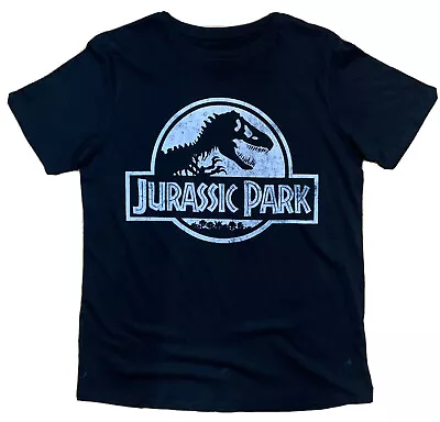 Buy Jurassic Park -Tshirt. Ladies-Size 12. Black Cotton. Round Neck. Short Sleeve. • 6.99£