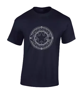 Buy Magic Circle Summoning Mens T Shirt Pentagram Evil Devil Supernatural Ouija • 7.99£