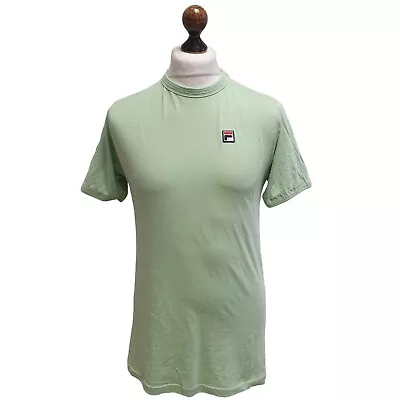 Buy Fila Casual T-Shirt Green Short Sleeve UK Men's Size S • 14.99£