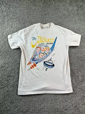 Buy The Jetsons Shirt Womens Small Beige Relaxed Boyfriend Fit Hanna Barbera * • 17.04£