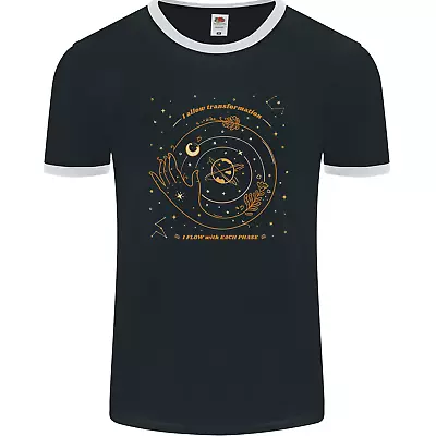 Buy Moon Phases Celestial Pagan Mens Ringer T-Shirt FotL • 8.99£