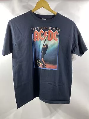 Buy AC/DC Let There Be Rock Kids T Shirt Licensed Rock N Roll Youth Xl Black • 7.01£