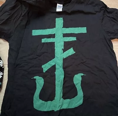 Buy Frank Iero And The Cellabration Green Cross Logo T-shirt Size Large Worn Once • 100£