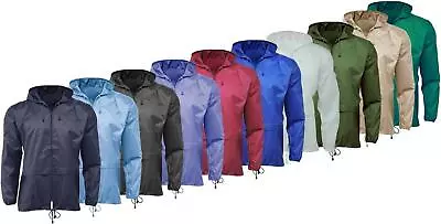 Buy New Lightweight Unisex Kagoul Rain Coat Jacket Mac Kagool Cagoule S-XXL • 8.99£