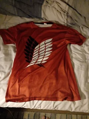 Buy Attack On Titan T Shirt. (XS) Light Material. Unwanted Gift Never Worn 2020. • 10£