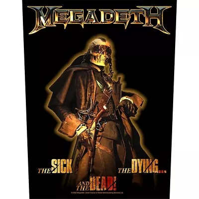 Buy MEGADETH The Sick Dying Dead 2023 GIANT BACK PATCH 36 X 29 Cms OFFICIAL MERCH • 9.95£