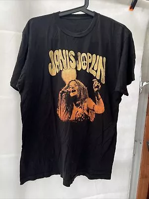 Buy Janis Joplin Vintage Style Distressed Tshirt Size Large • 14.99£