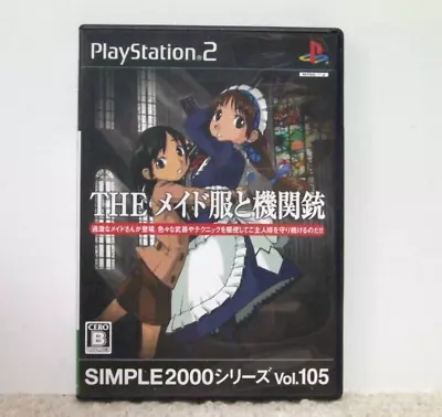 Buy Simple 2000 Series Vol. 105 The Maid Clothing And Machine Gun PS2 Playstation 2 • 35.03£