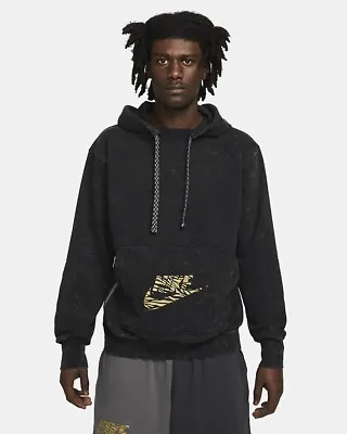 Buy Nike Standard Issue Premium Basketball Hoodie (Black)- Medium - New ~ DQ5725 010 • 79.95£