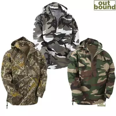 Buy Combat Army Smock Military Style Jacket Hooded Top Snow Camo Urban Hoodie Anorak • 33.99£