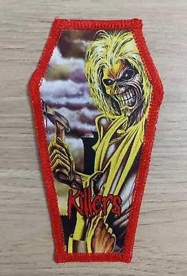 Buy Iron Maiden “Killers” Red Coffin Patch For Battle Jacket Metal Vest • 5.36£