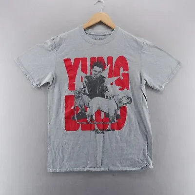 Buy Yungblud T Shirt Large Grey Life On Mars Tour Music Punk Rock Band Concert • 12.99£