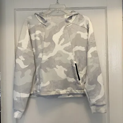 Buy The North Face Women’s Small Infinity Train Crop Hoodie White Camo Stretchy • 20.27£